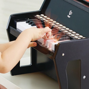 Learn with Lights Piano Hape black