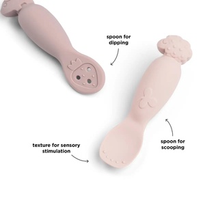 Learning spoon set Tiny farm Done by deer Powder