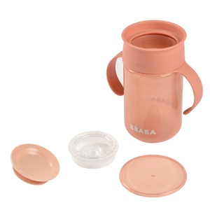 Lernbecher 360° Beaba rosa