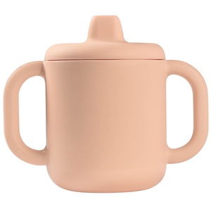 Lernbecher Silikon pink Beaba