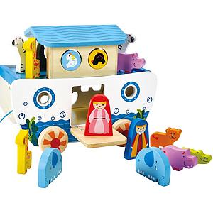 Lernspiel PULL ALONG NOAH'S ARK Hape