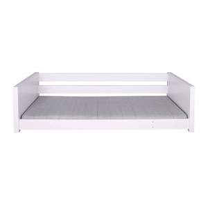 Liege niedrig 90x200cm KASVA Buche massiv weiß-lackiert