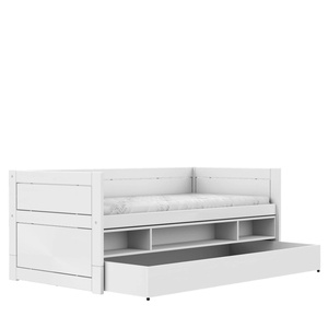 Lit cabine avec rangement et tiroir de lit LUX Lifetime white