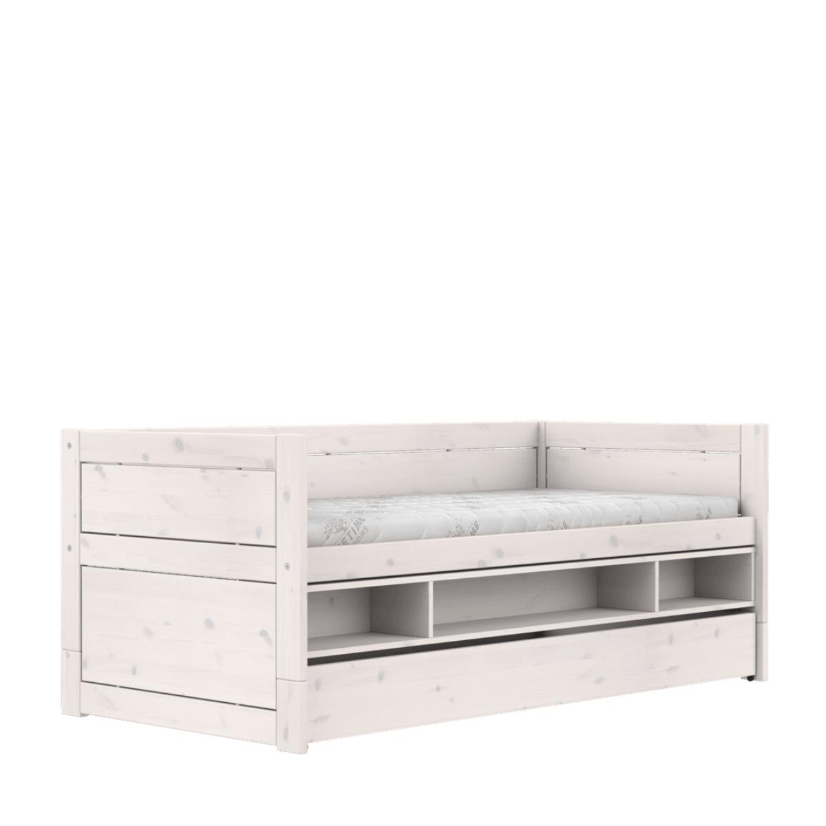 Lit cabine avec rangement et tiroir de lit LUX Lifetime whitewash