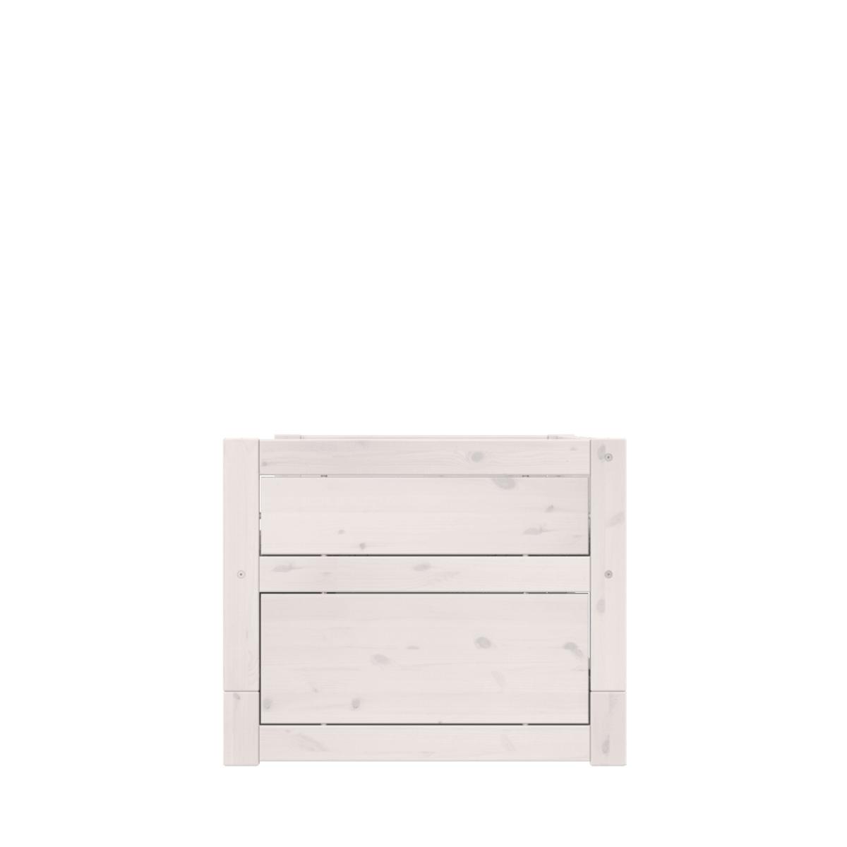 Lit cabine avec rangement et tiroir de lit LUX Lifetime whitewash
