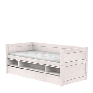 Lit cabine avec rangement et tiroir de lit LUX Lifetime whitewash