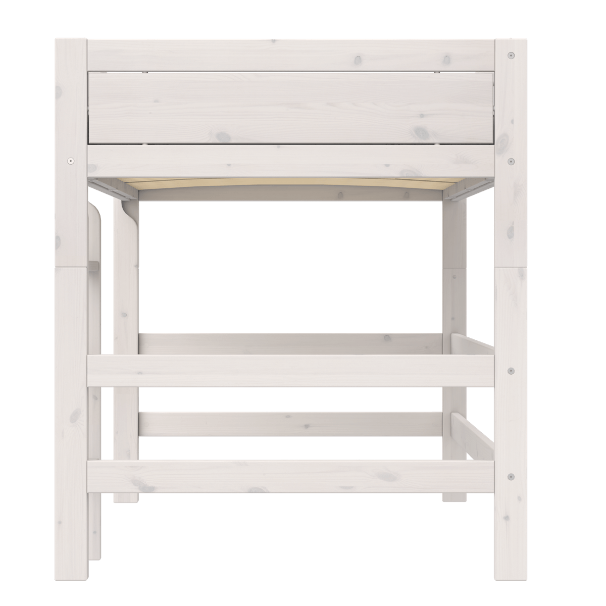 Lit haut 120x200x152cm DELUXE Lifetime whitewash