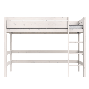 Lit haut 120x200x152cm DELUXE Lifetime whitewash