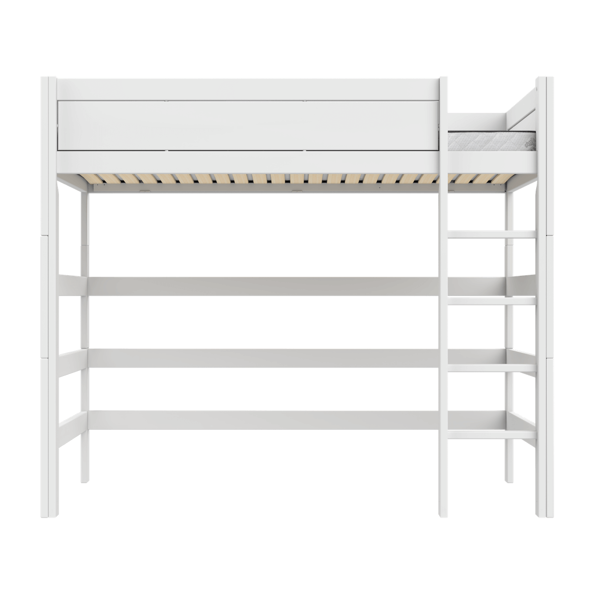 Lit mezzanine 120x200x177cm DELUXE Lifetime white