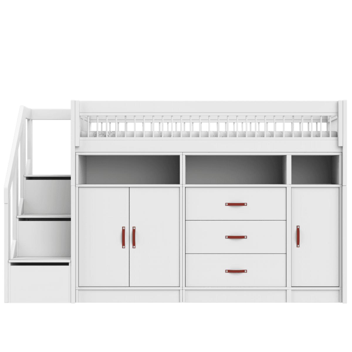 Lit mezzanine Breeze All-In-One sol à roulettes Lifetime