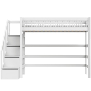 Lit Mezzanine Breeze Avec Escalier Deluxe Sommier à lattes Lifetime