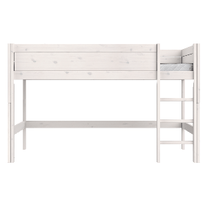 Lit mi-hauteur 120x200x128cm DELUXE Lifetime whitewash