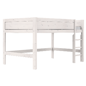 Lit mi-hauteur 120x200x128cm DELUXE Lifetime whitewash