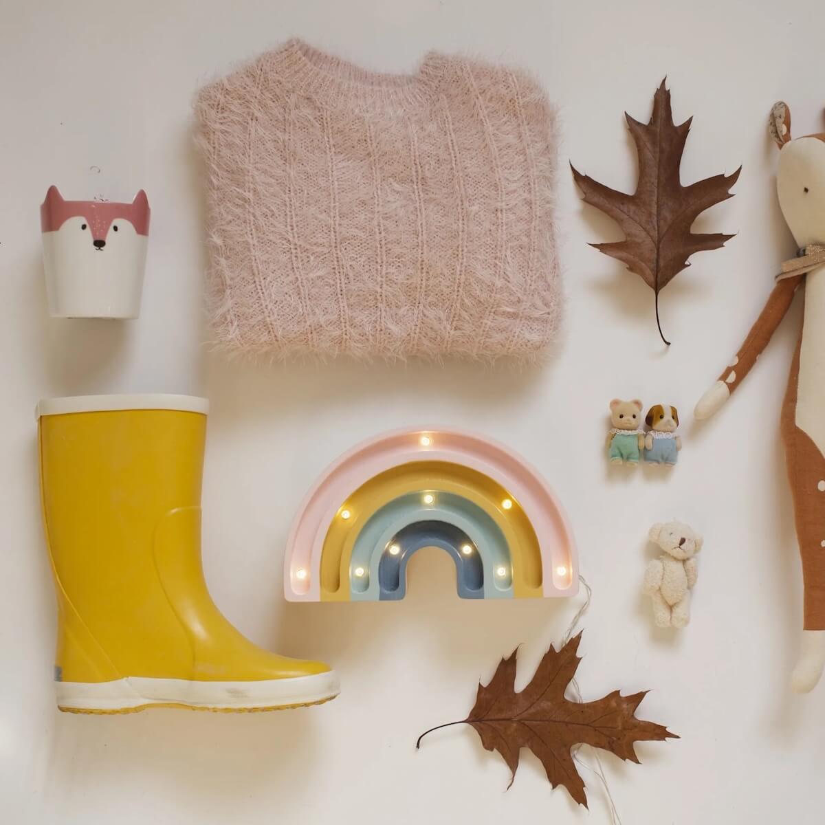 Little Lights Regenbogen Mini Lampe Retro