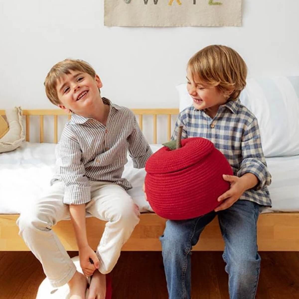 Lorena Canals Apfel-Aufbewahrungskorb 28 x 28 cm