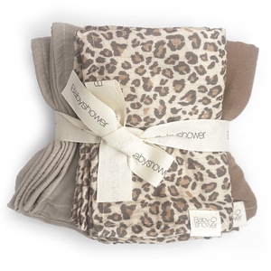 Lot 3 mini langes Babyshower wild print