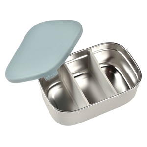 Lunch box inox Beaba gris azul