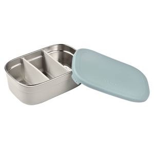 Lunch box inox Beaba gris azul