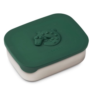 Lunchbox Arthur Crocodile Liewood garden green