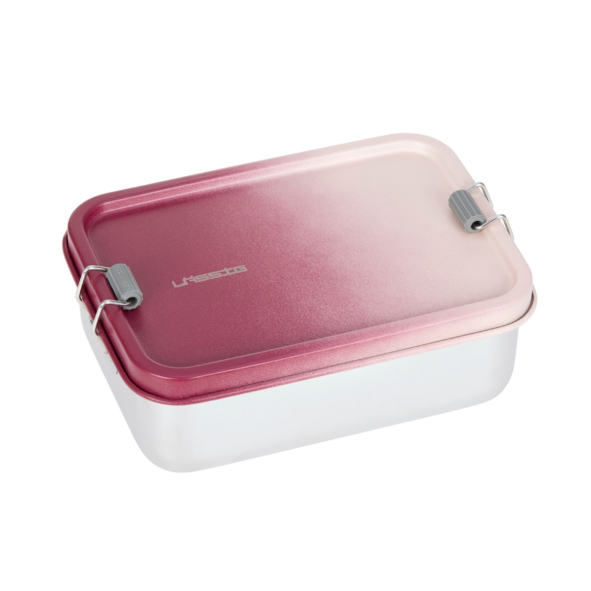 Lunchbox Stainless steel solid Laessig berry rose