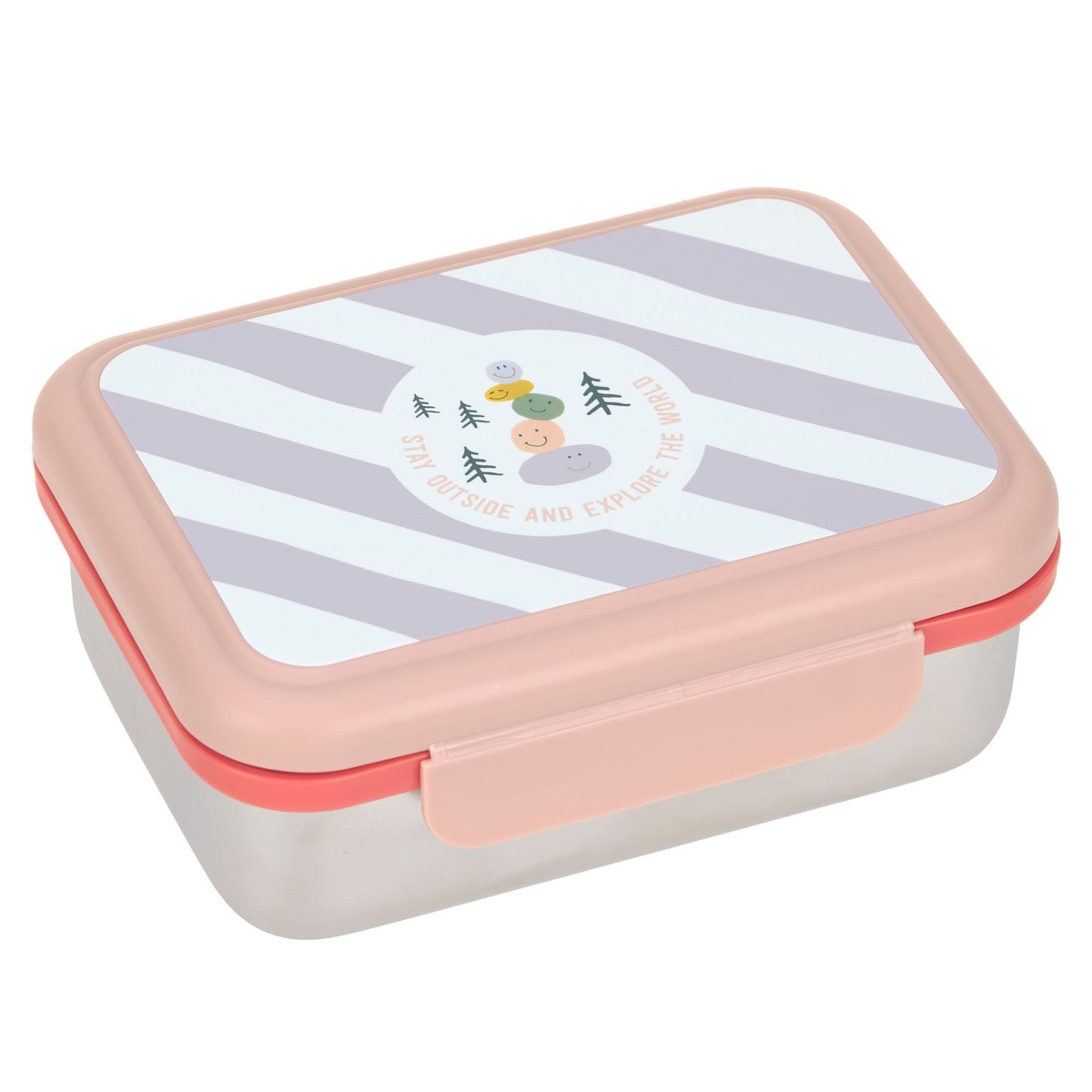 Lunchbox SUNNY EXPLORER Laessig rosa