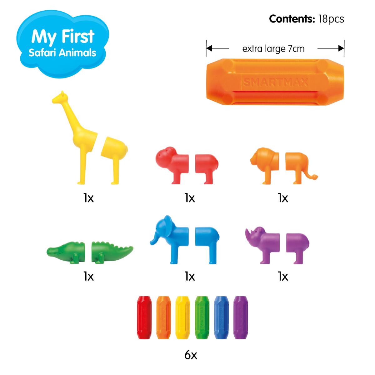 Magnetspiel SMARTMAX Meine erste Safari Tiere Smartgames