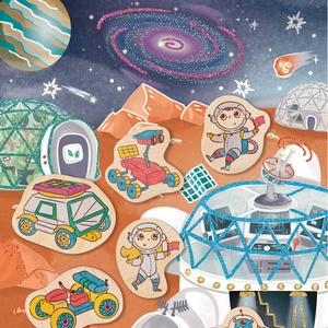 Mal-und Spielset 'Marsleben' Hape