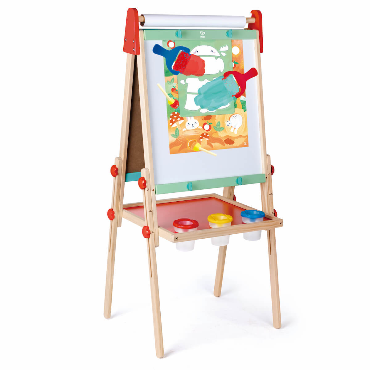 Malspaß mit Farbrollern und Schablonen Hape