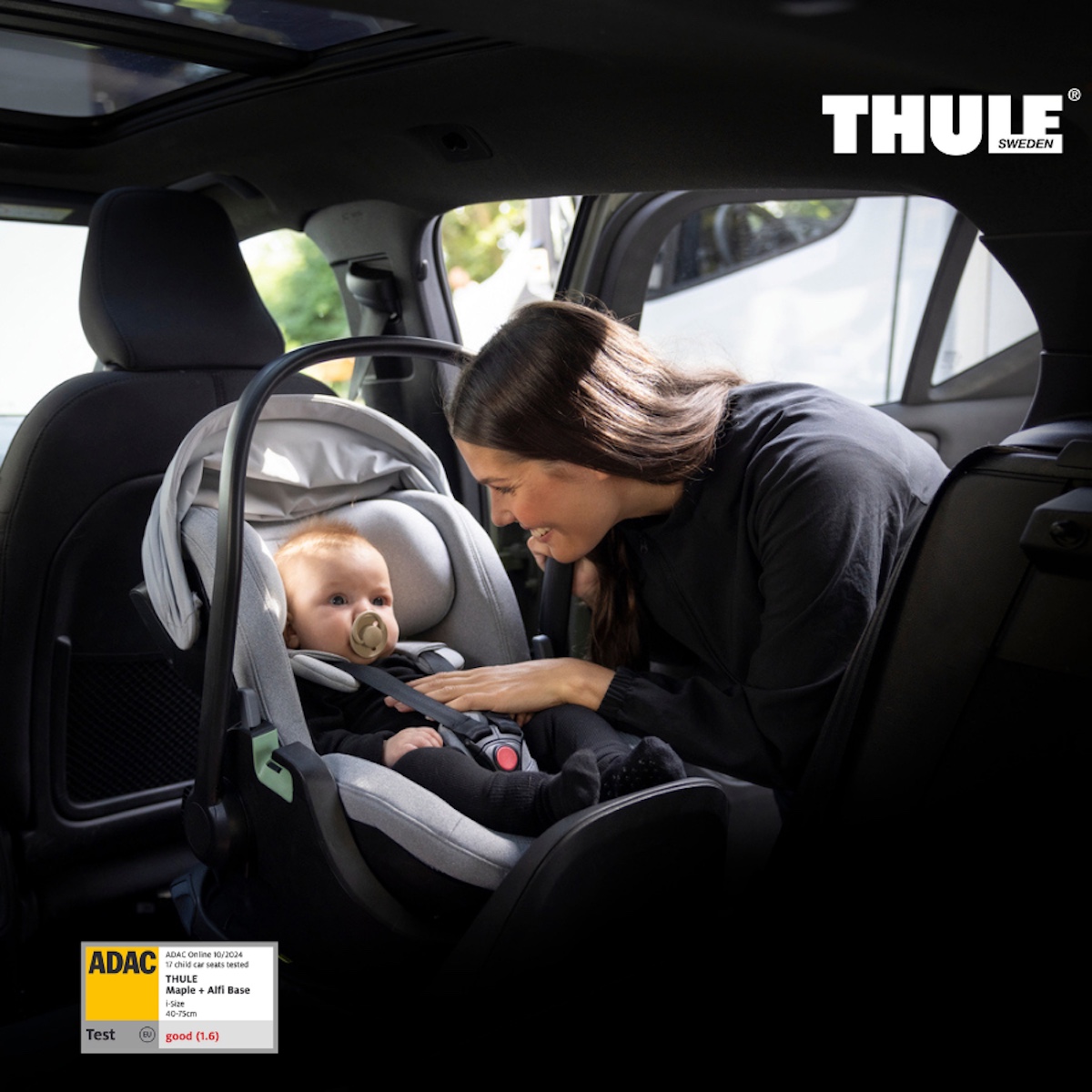 Maple Kinderautositz Light Grey Thule