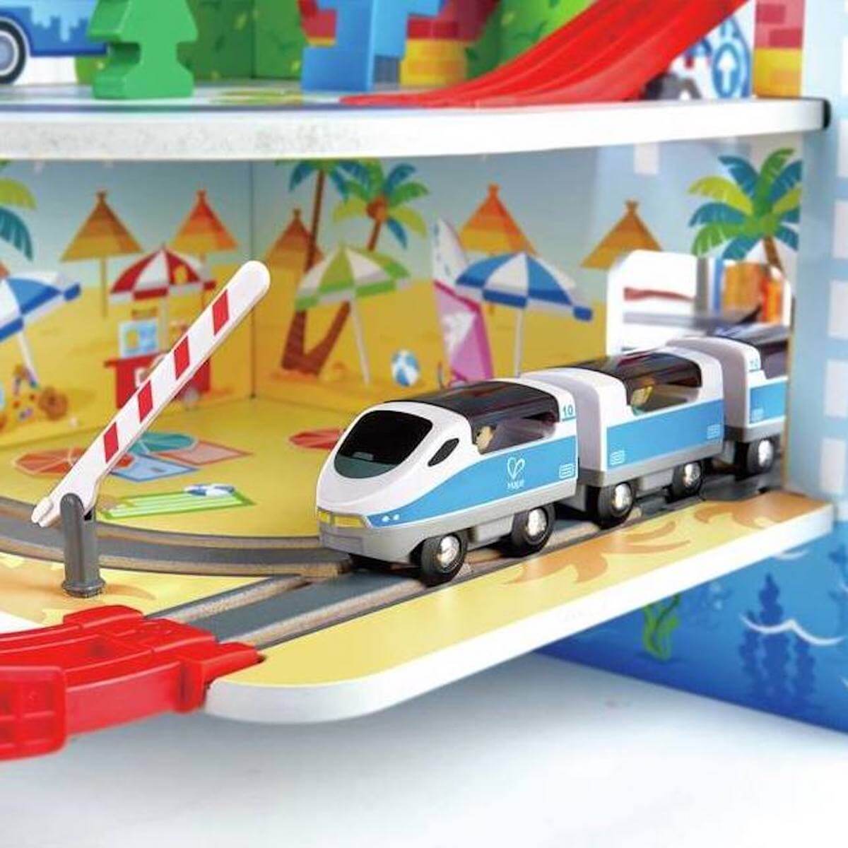 Mega City Eisenbahn Set Hape