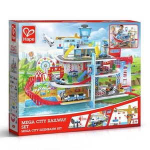 Mega City Eisenbahn Set Hape