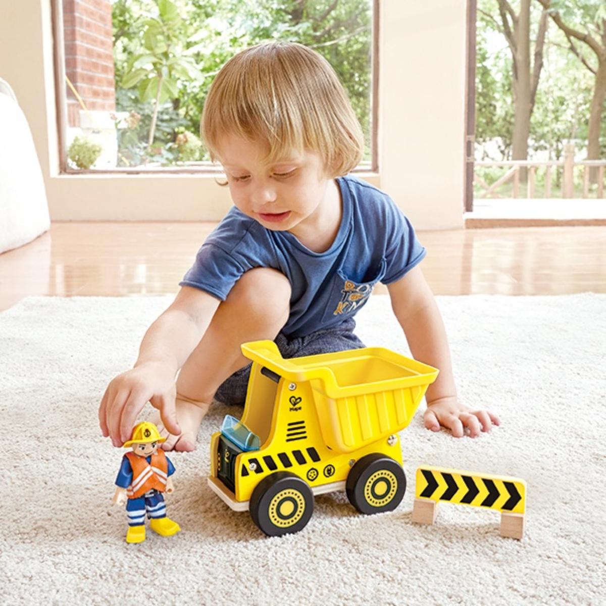 Mein Hape Baumaschinen-Muldenkipper