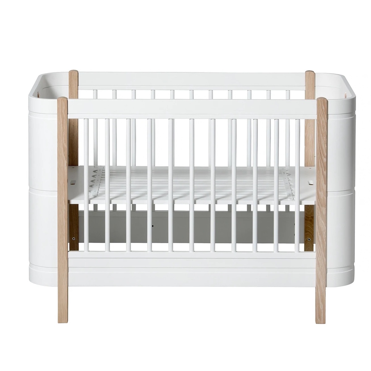 Mini+ cot, 68x122cm Olive Furniture white oak 