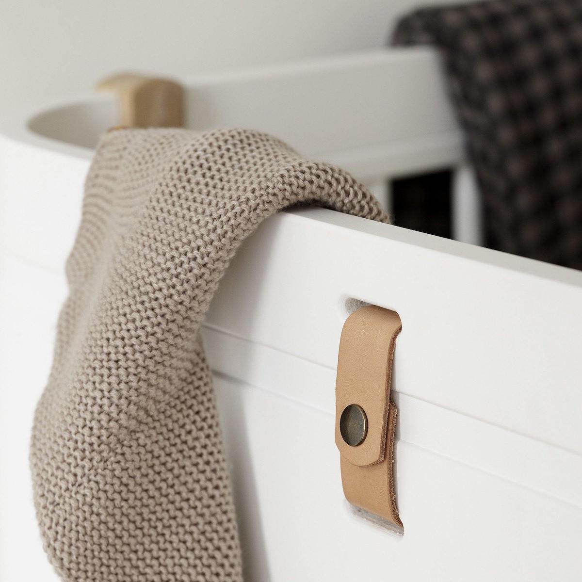 Mini+ cot, 68x122cm Olive Furniture white oak 