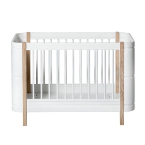 Mini+ cot, 68x122cm Olive Furniture white oak 