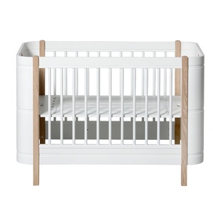 Mini+ cot, 68x122cm Olive Furniture white oak 