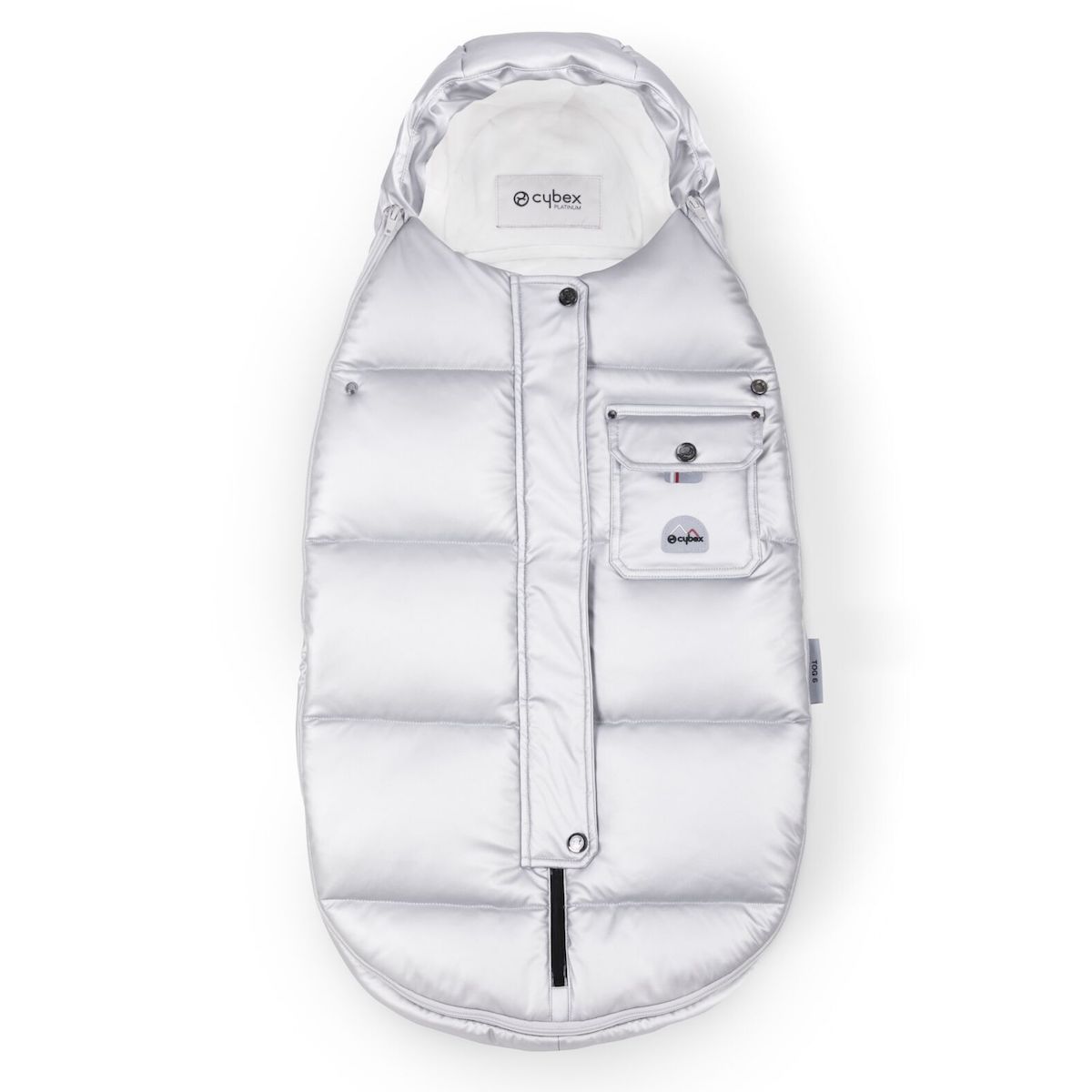 Mini Fußsack Platinum Winter Arctic Silber Cybex Silber