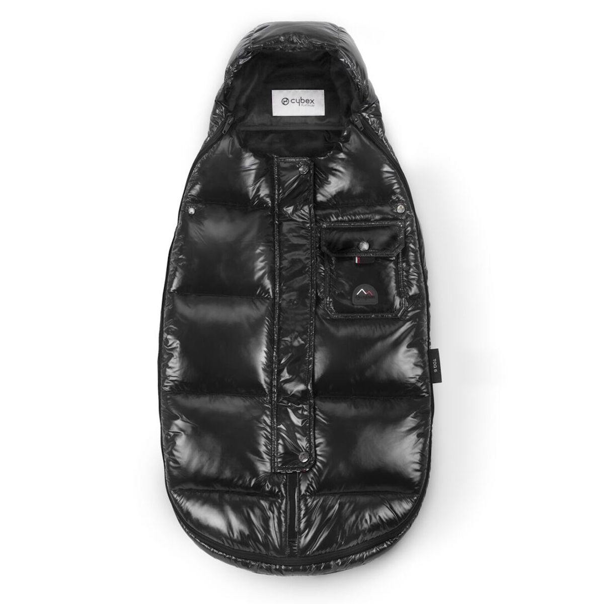 Mini Fußsack Platinum Winter Deep Black Cybex schwarz