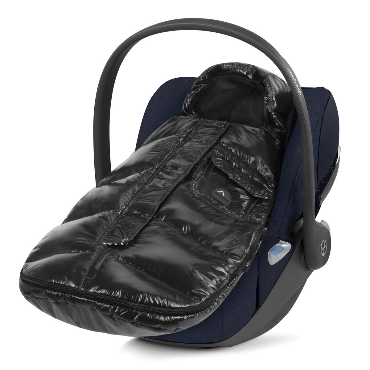 Mini Fußsack Platinum Winter Deep Black Cybex schwarz