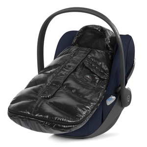 Mini Fußsack Platinum Winter Deep Black Cybex schwarz