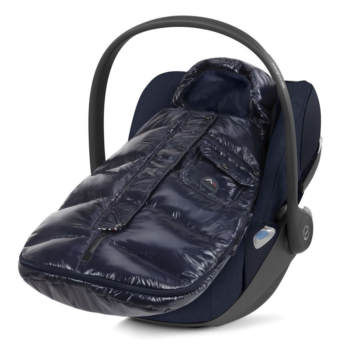 Mini Fußsack Platinum Winter Nautical Blue Cybex navy blue