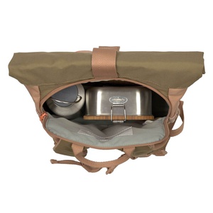 Mini Rolltop Backpack Nature Laessig hazelnut