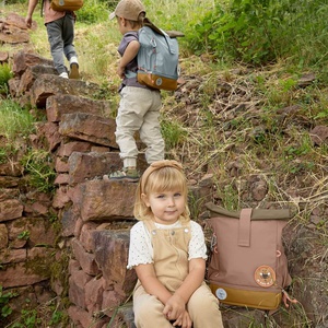 Mini Rolltop Backpack Nature Laessig hazelnut