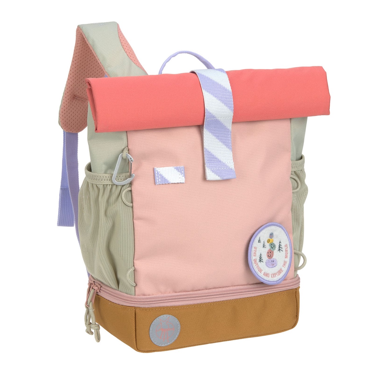 Mini Rolltop SUNNY EXPLORER Rucksack Laessig rosa