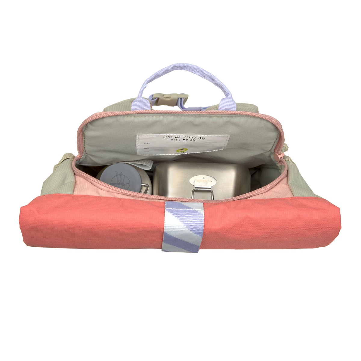 Mini Rolltop SUNNY EXPLORER Rucksack Laessig rosa