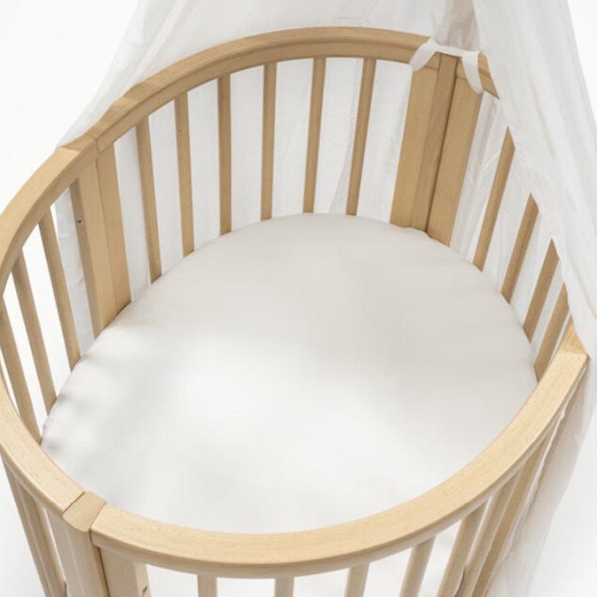 Mini Spannbettlaken SLEEPI V3 Stokke blanc OCS
