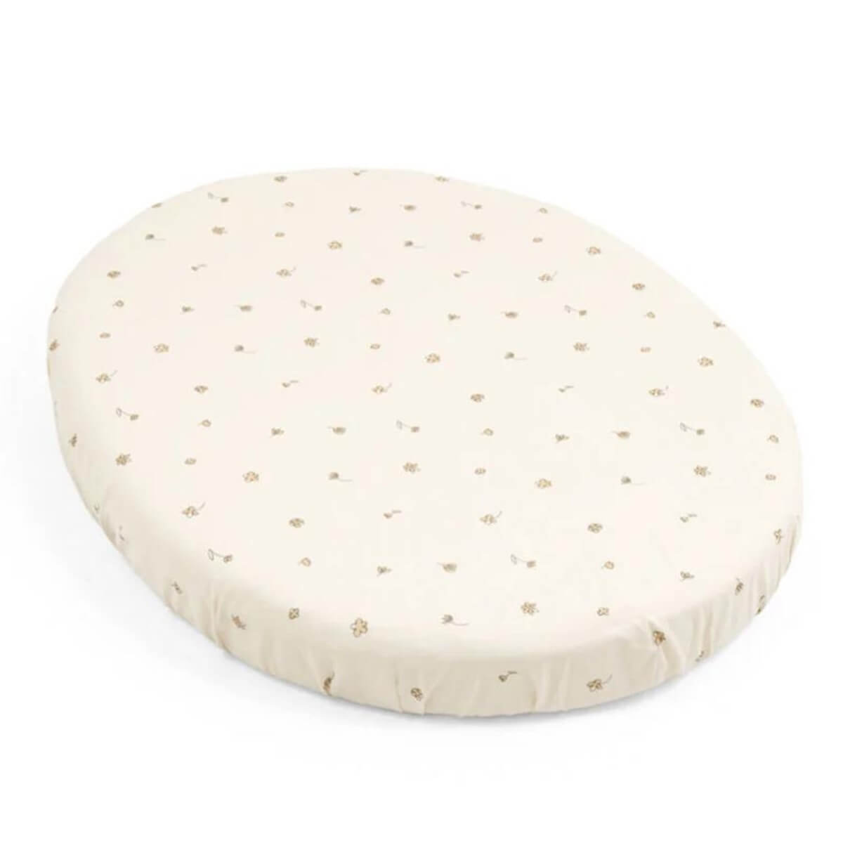 Mini Spannbettlaken SLEEPI V3 Stokke flower ecru OCS