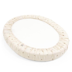 Mini Spannbettlaken SLEEPI V3 Stokke flower ecru OCS