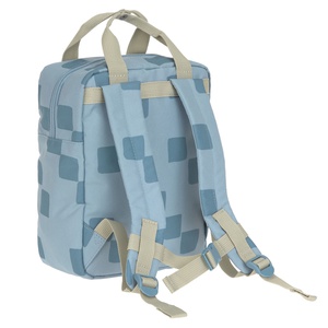 Mini Square PATTERN PARTY Laessig blauer Rucksack