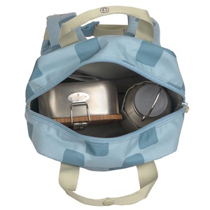 Mini Square PATTERN PARTY Laessig blauer Rucksack